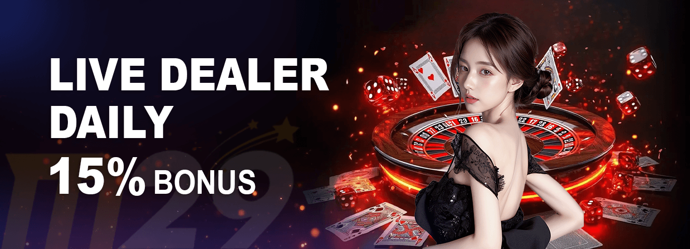 M29 Live Dealer Bonus